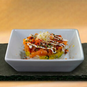 Tartar salmón